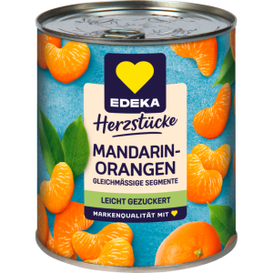 EDEKA Herzstücke Mandarin-Orangen leicht gezuckert 840g