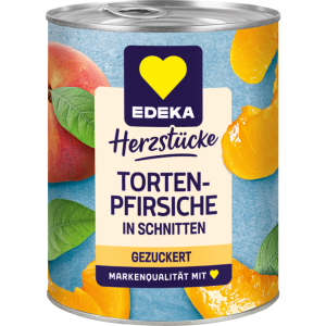 EDEKA Herzstücke Tortenpfirsiche gezuckert 225g