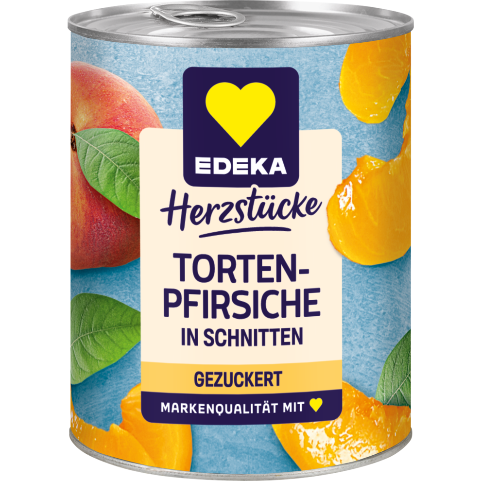 EDEKA Herzstücke Tortenpfirsiche gezuckert 225g