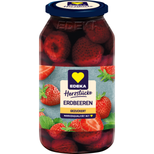 EDEKA Herzstücke Erdbeeren gezuckert 680g