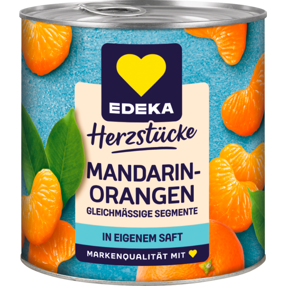 EDEKA Herzstücke Mandarin-Orangen in eigenem Saft 300g