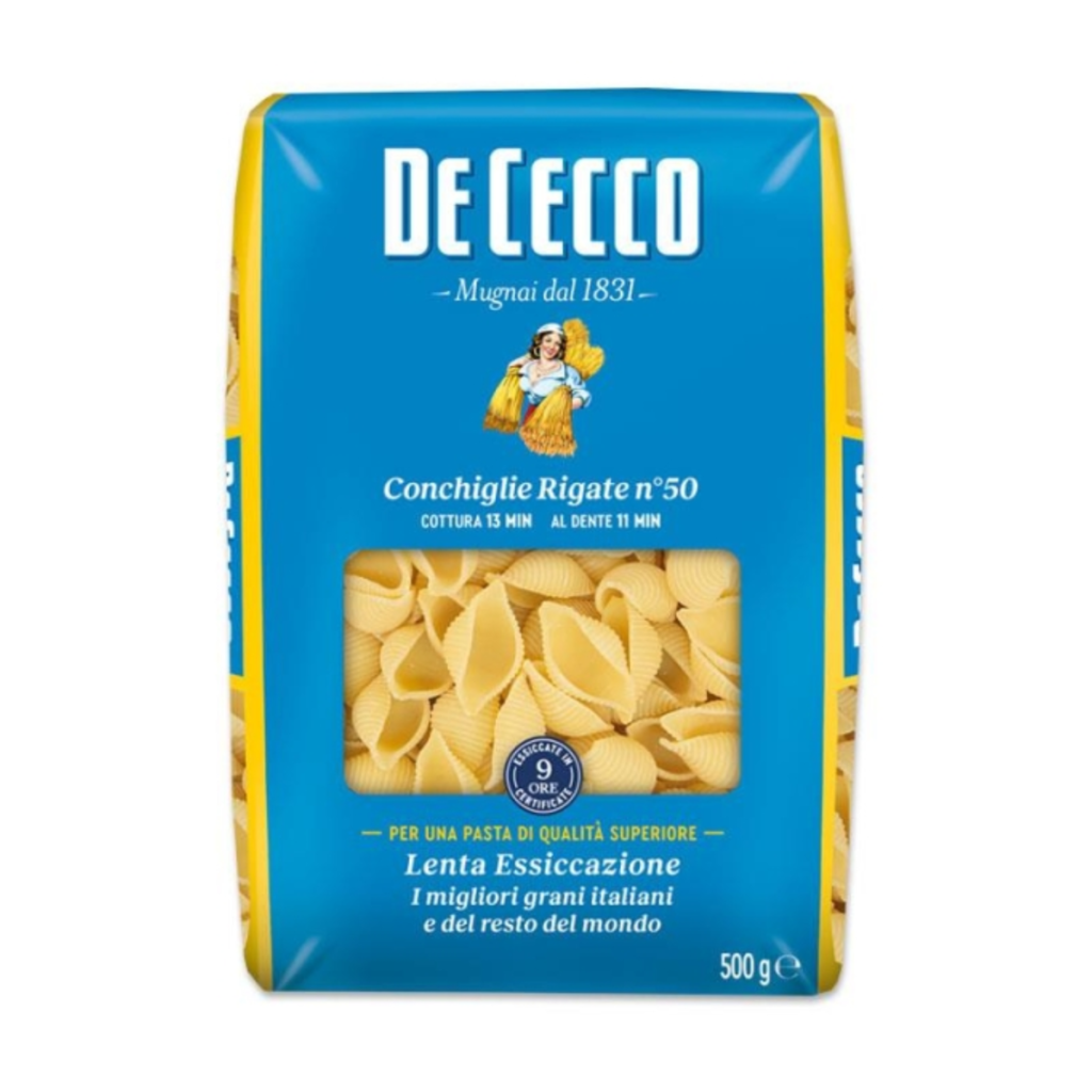 De Cecco Conchiglie Rigate 500g