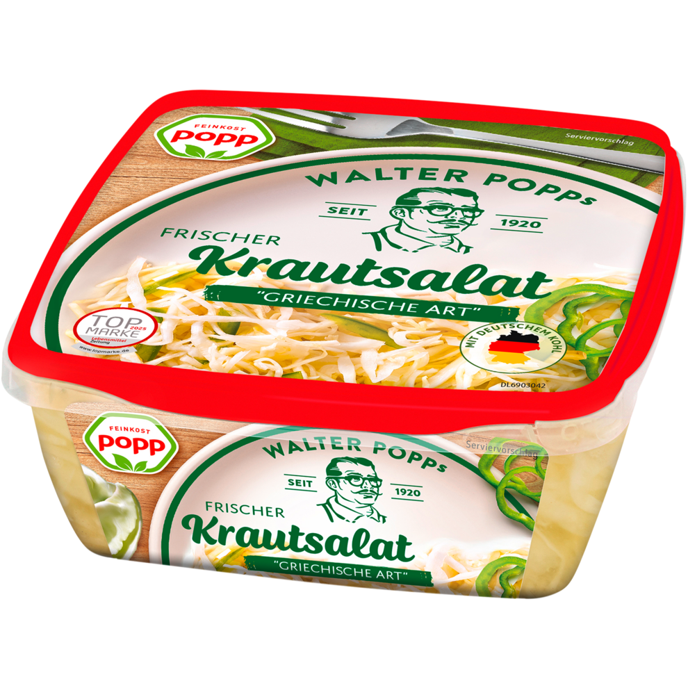 Popp griechischer Krautsalat 400g