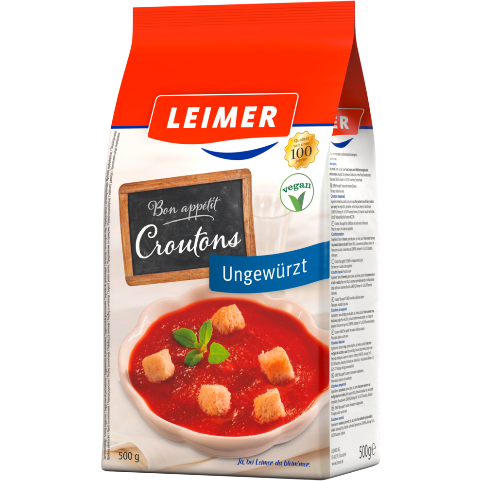Leimer Croutons ungewürzt 500g