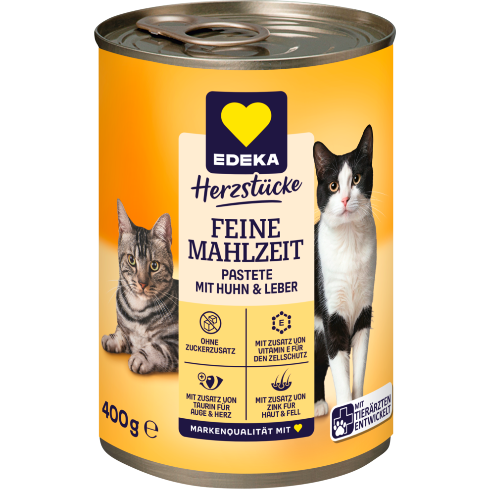 EDEKA Herzstücke Feine Mahlzeit Pastete mit Huhn&Leber 400g
