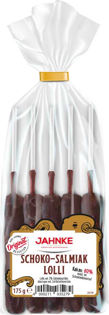 Jahnke Schoko Salmiak Lolli Der Echte 5ST 175g