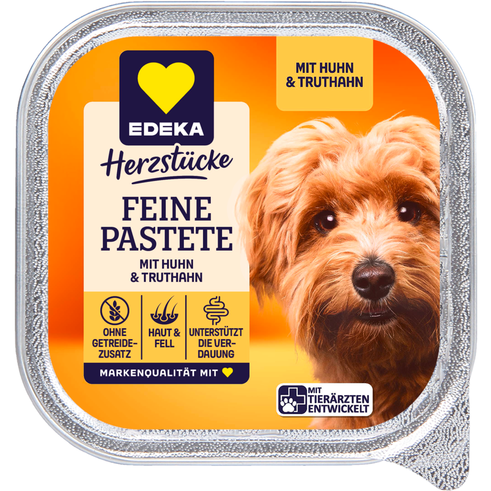 EDEKA Herzstücke Feine Pastete mit Huhn&Truthahn 150g