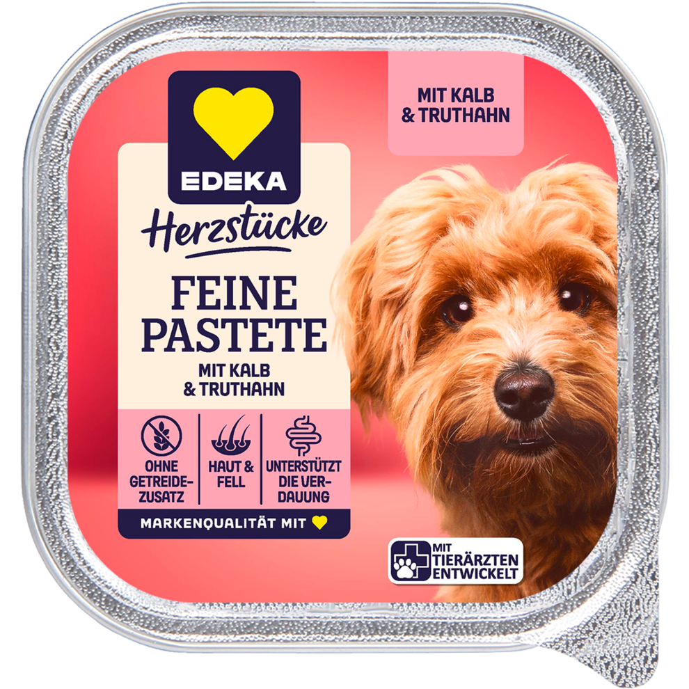 EDEKA Herzstücke Feine Pastete mit Kalb und Truthahn 150g