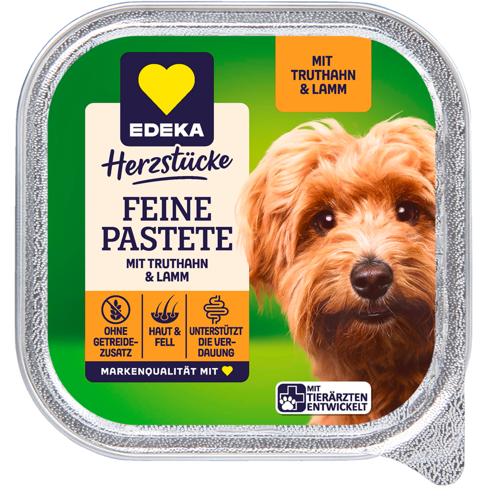 EDEKA Herzstücke Feine Pastete Truthahn und Lamm 150g
