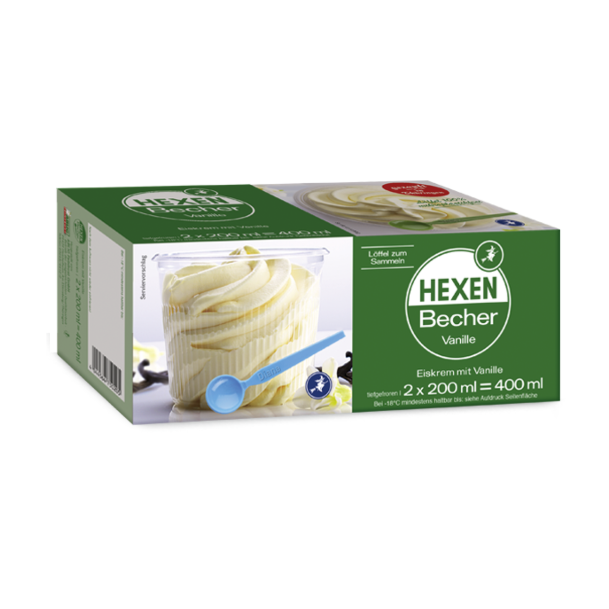 HEXEN-EIS Hexenbecher Vanille 2x200ml