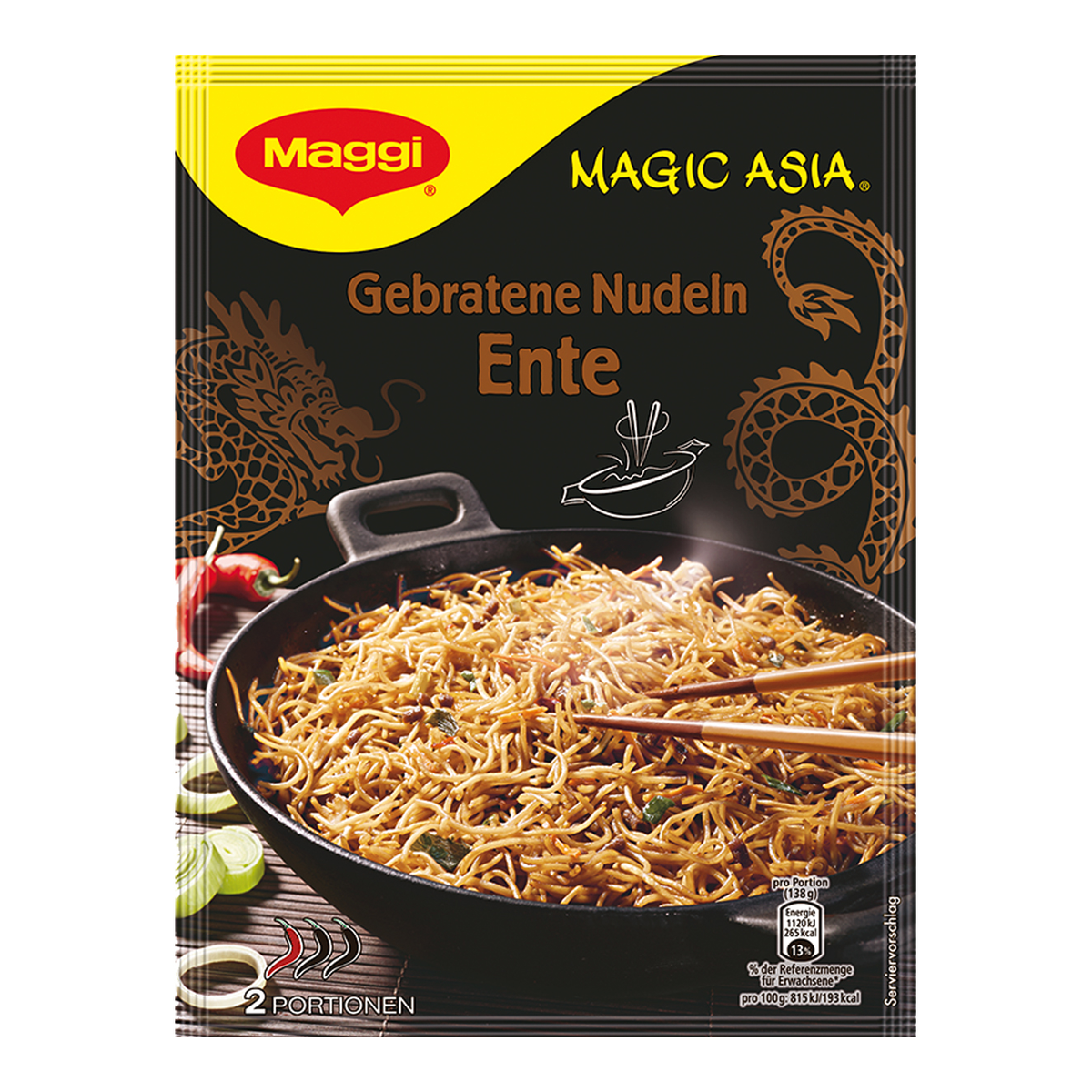 Maggi Asia gebratene Nudeln Ente 119g