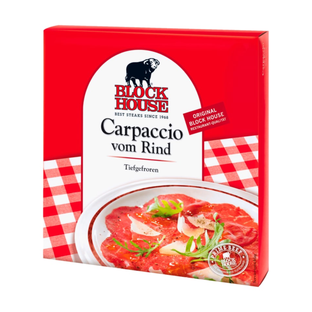 Block House Carpaccio vom Rind 2x80g