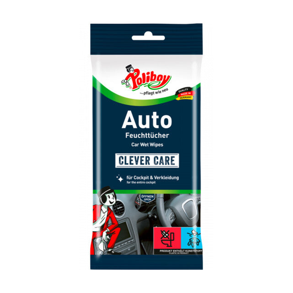 Poliboy Staubmeister Auto Feuchttücher 20ST