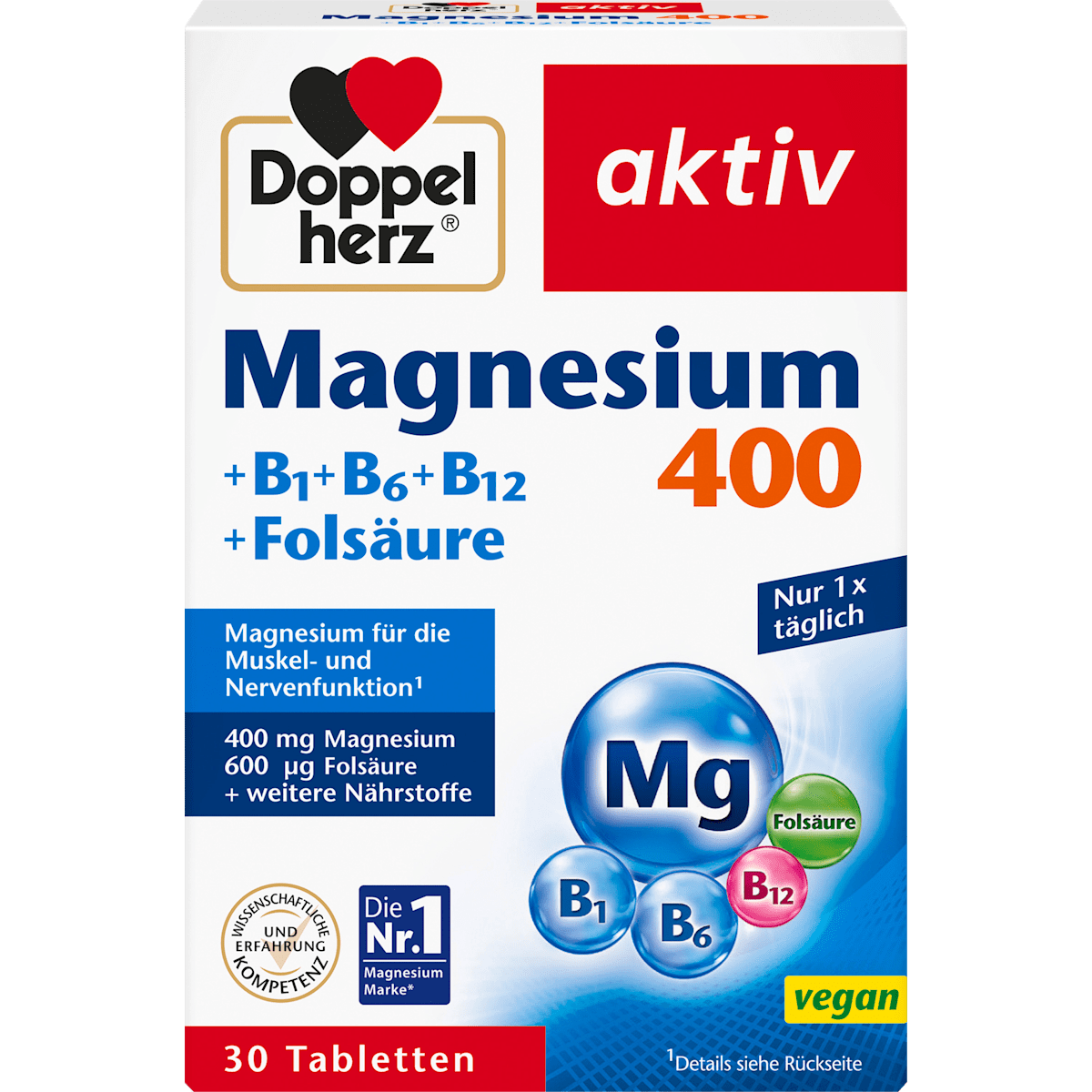 Doppelherz Magnesium 400 30Tabletten 38,1g
