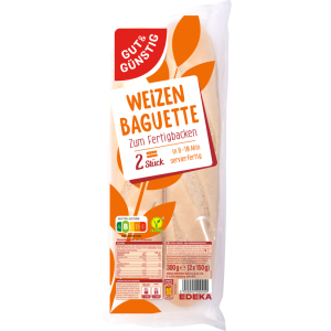 GUT&GÜNSTIG Weizen Baguette 2ST 300g
