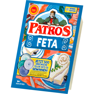 Patros Schafmilchfeta 45% Vollfettstufe (Feta) 150g