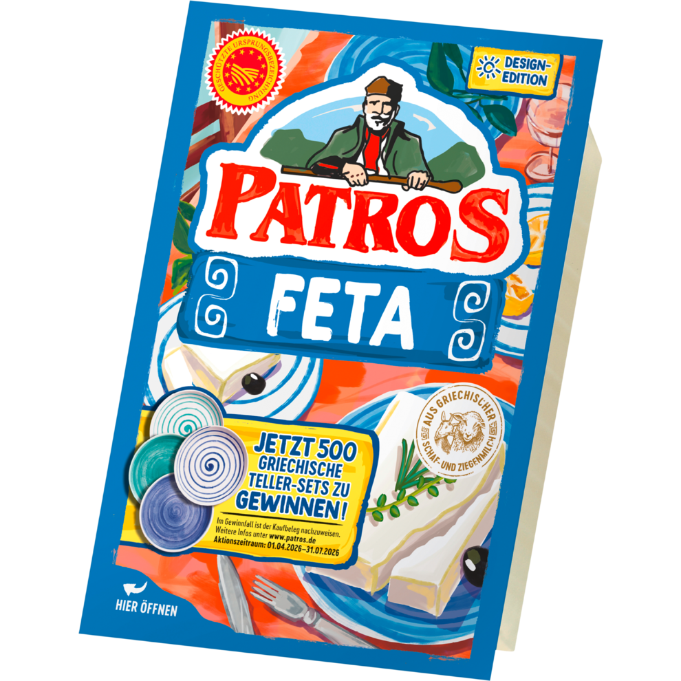 Patros Schafmilchfeta 45% Vollfettstufe (Feta) 150g