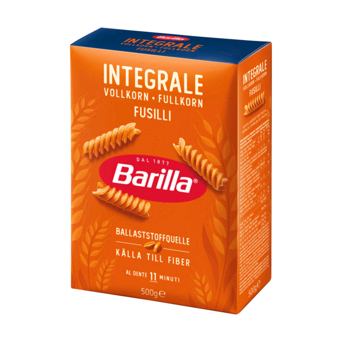 Barilla Fusilli Integrali 500g