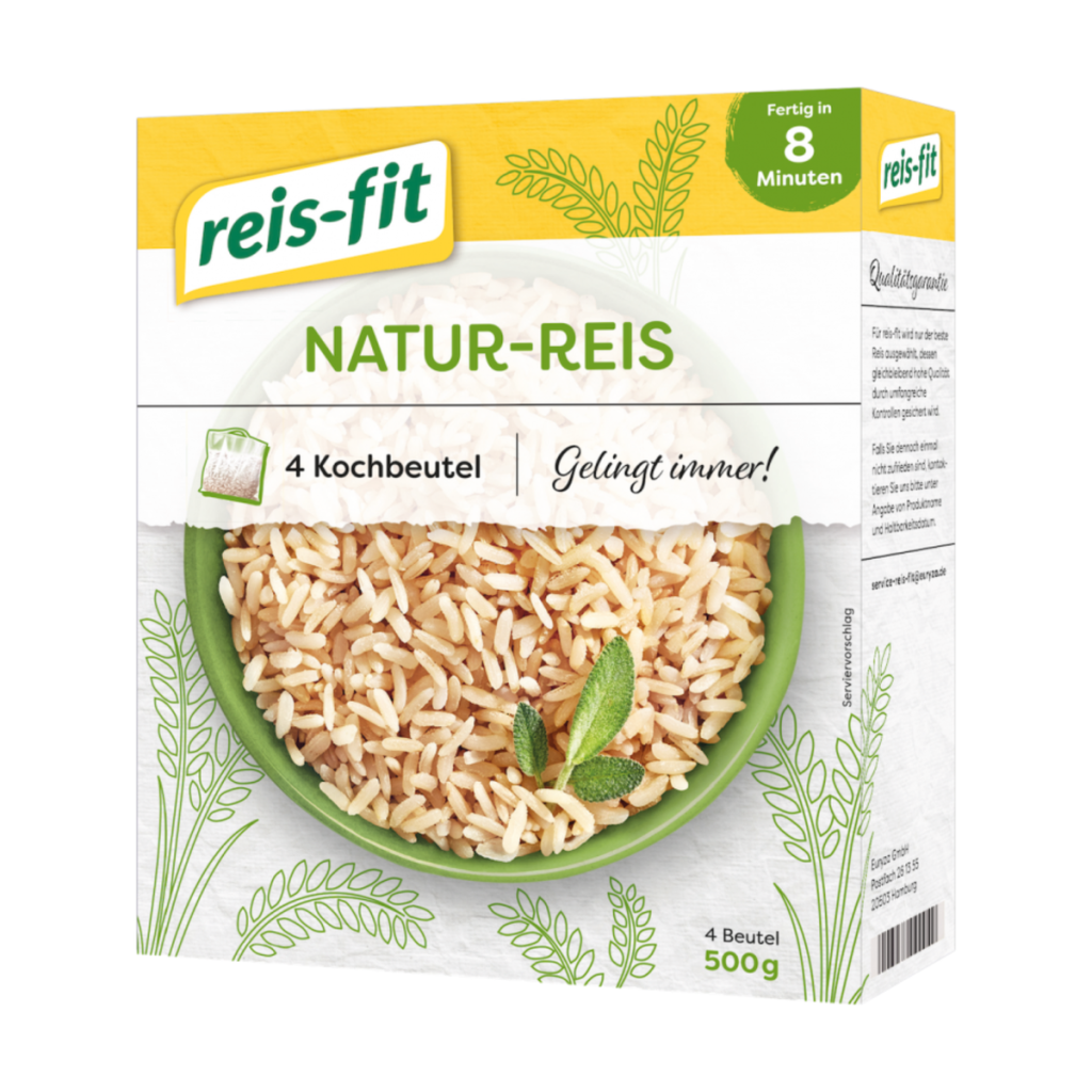 reis-fit 8-Minuten Naturreis 500g