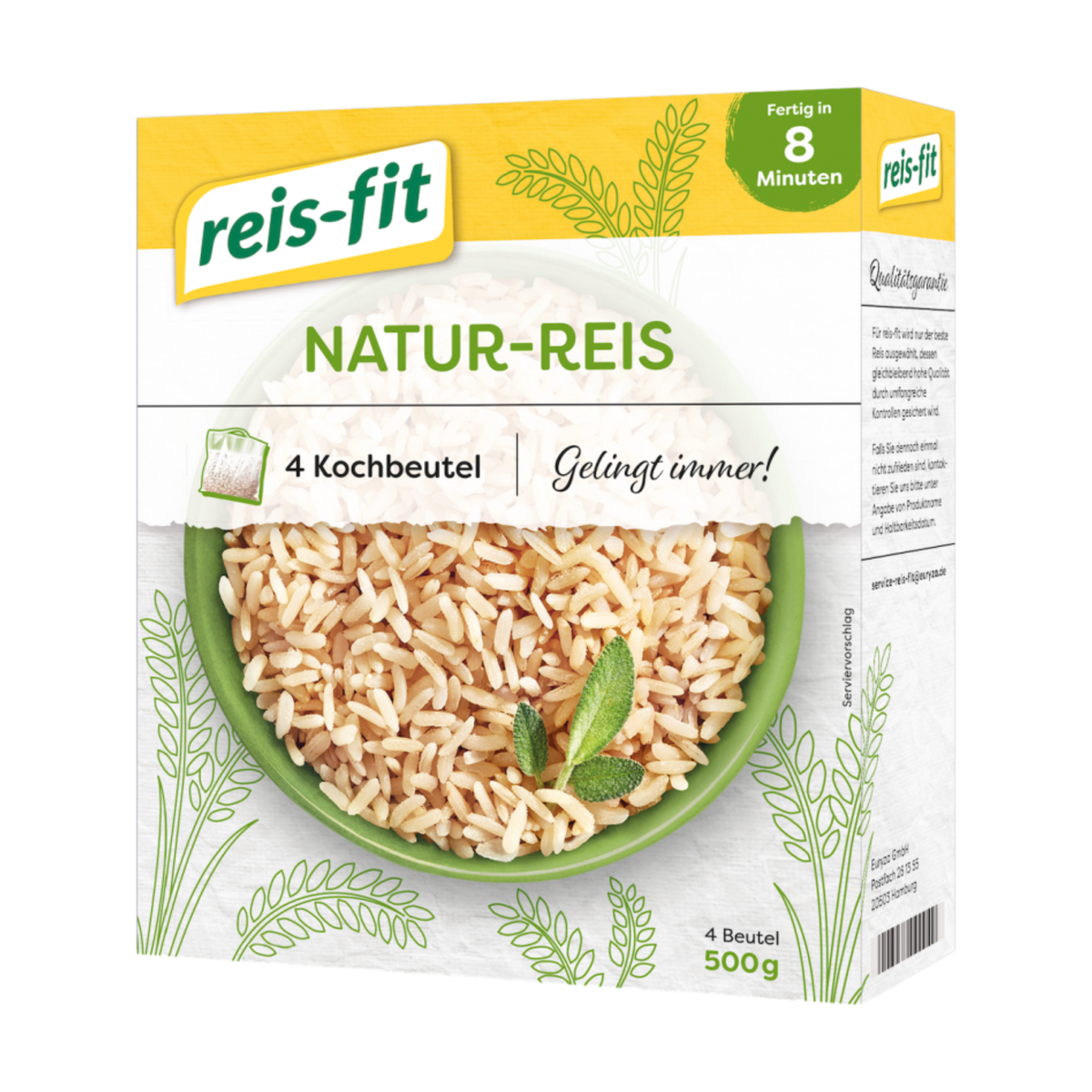 reis-fit 8-Minuten Naturreis 500g