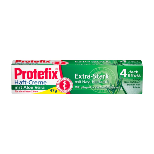 Protefix Haft-Creme Aloe Vera extra-stark mit Nass-Haftkraft 47g