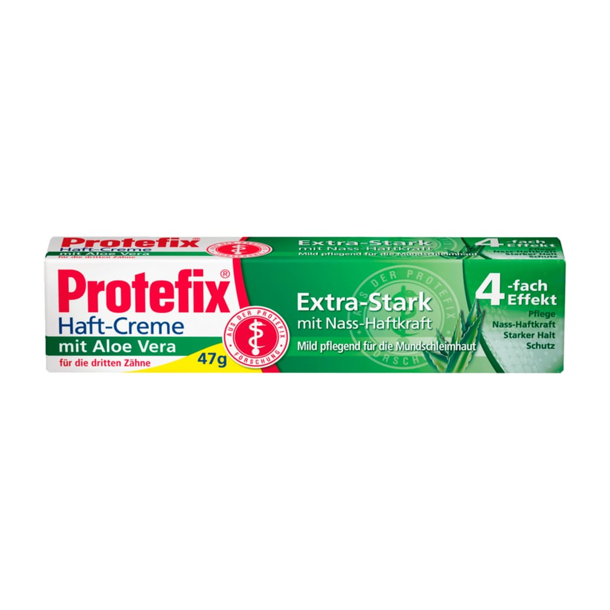 Protefix Haft-Creme Aloe Vera extra-stark mit Nass-Haftkraft 47g