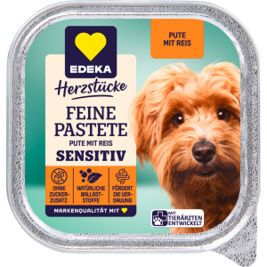 EDEKA Herzstücke Feine Pastete Sensitive mit Pute&Reis 150g
