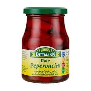 Feinkost Dittmann Peperoncini rot Mild 310g