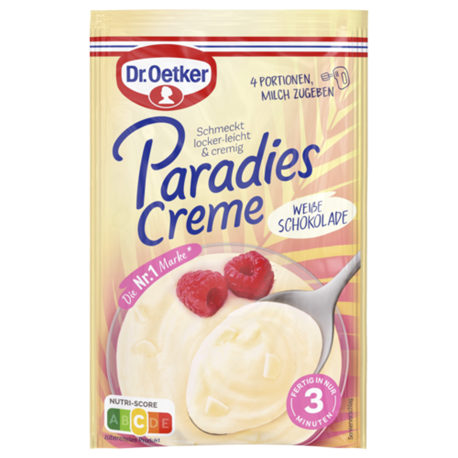 Dr.Oetker Paradies Creme Weiße Schokolade für 300ml 70g