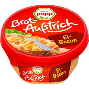 Popp Brotaufstrich Ei/Bacon 150g