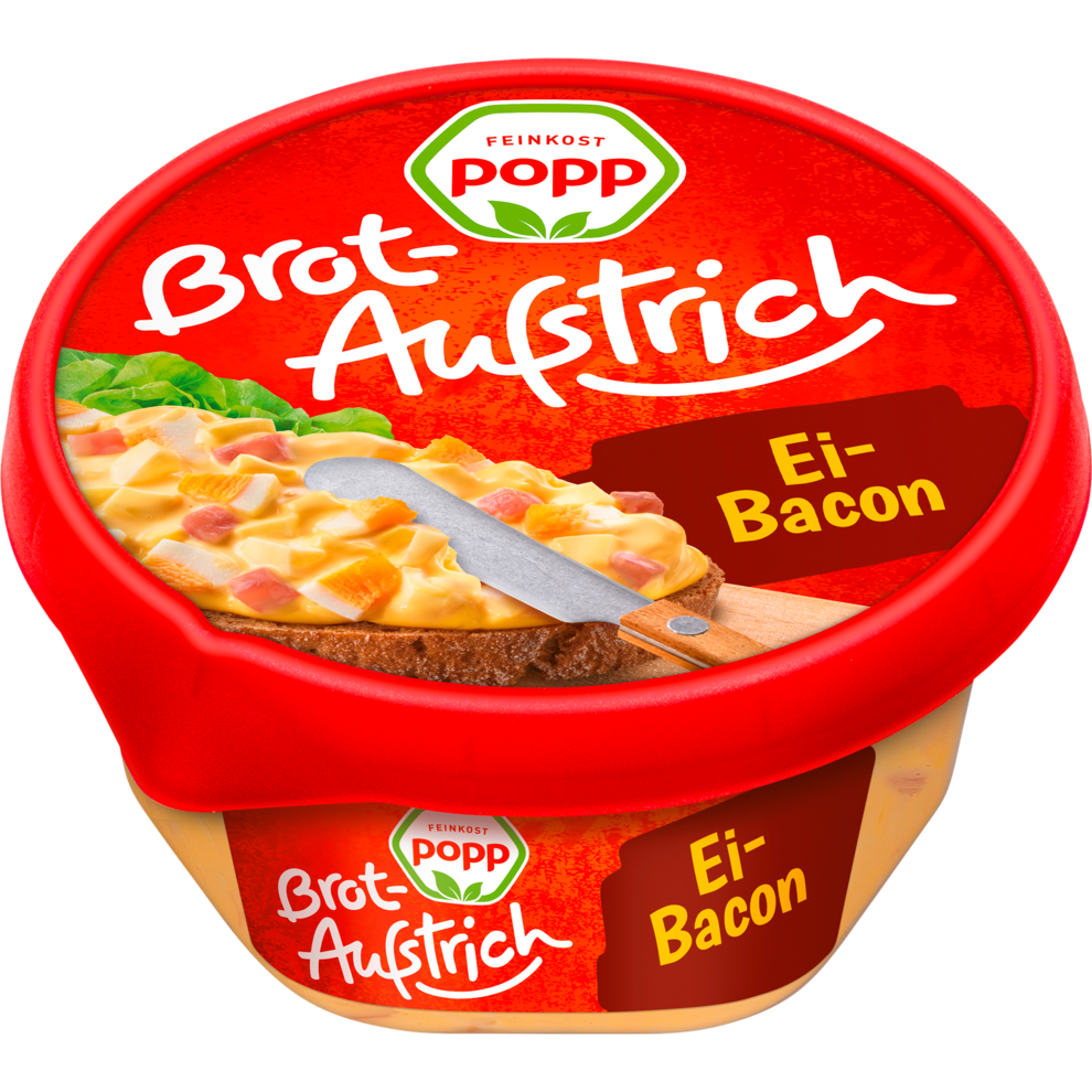 Popp Brotaufstrich Ei/Bacon 150g