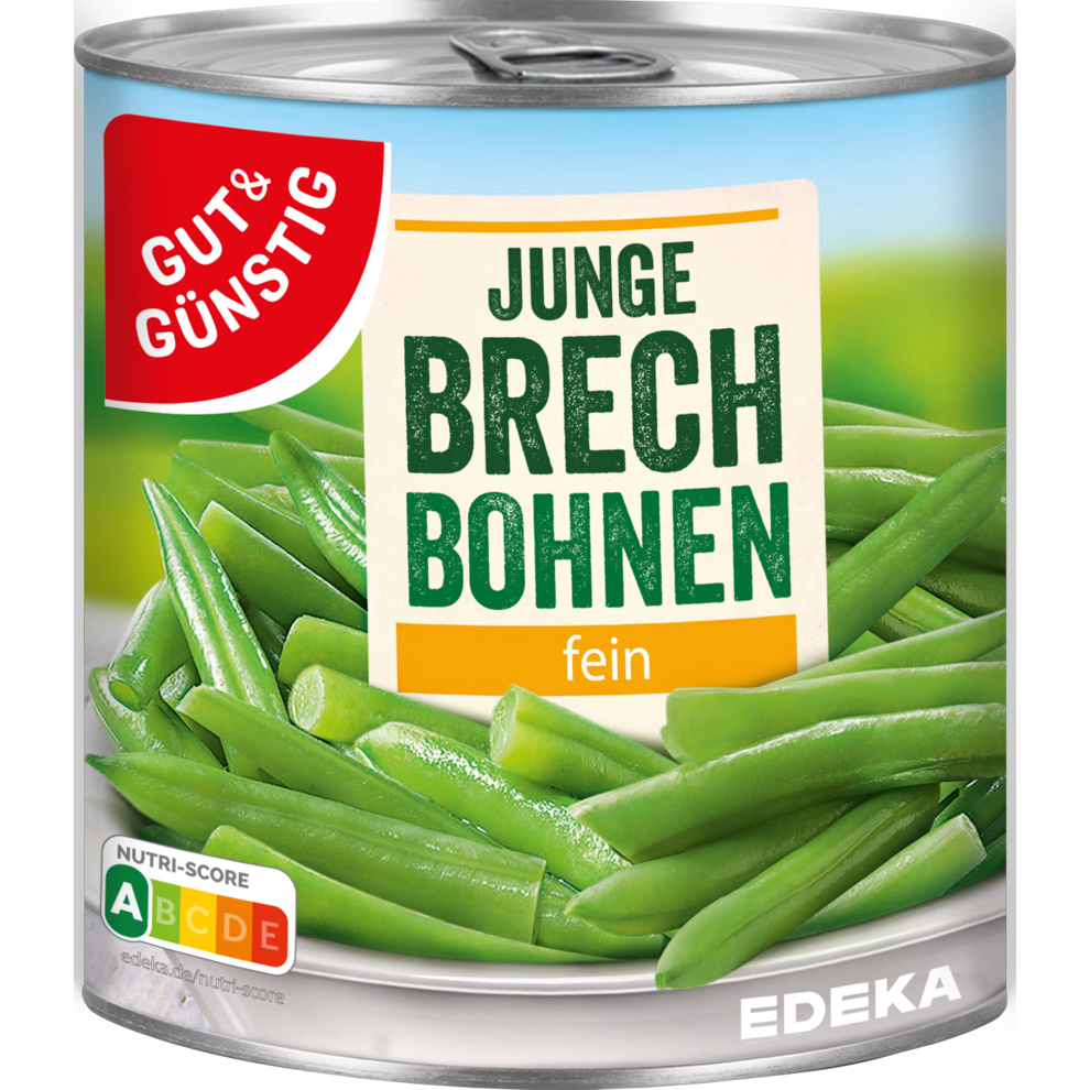 GUT&GÜNSTIG feine junge Brechbohnen 800g
