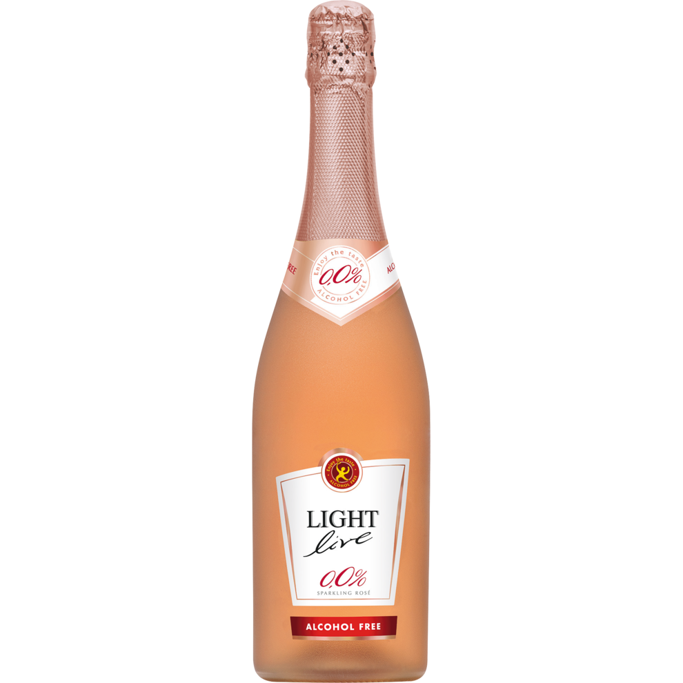 Light Live Sparkling 0,0% Rose alkoholfrei 0,75l