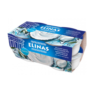 Elinas Йогурт натуральный 9,4% 4x150g