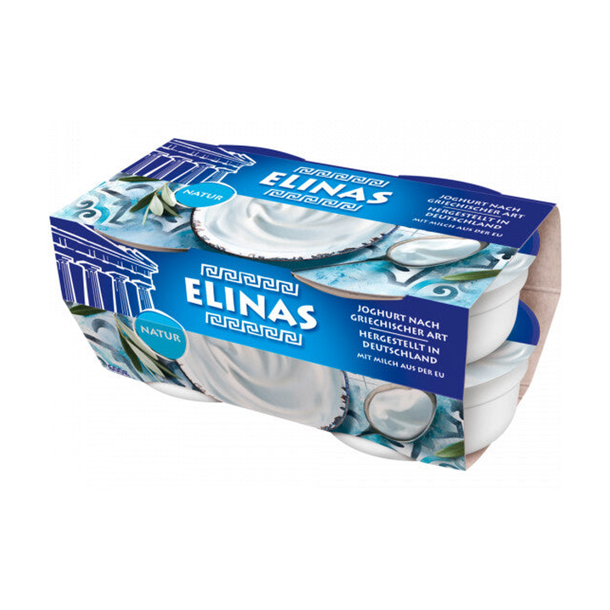 Elinas Йогурт натуральный 9,4% 4x150g