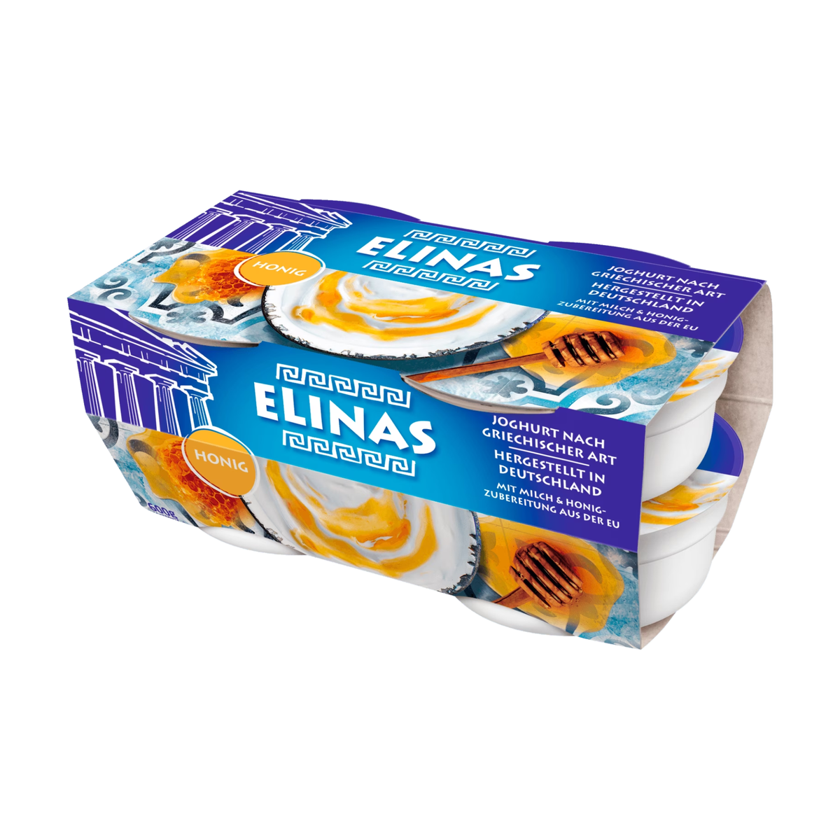 Elinas Joghurt Honig Griechische Art 9,4% 4x150g