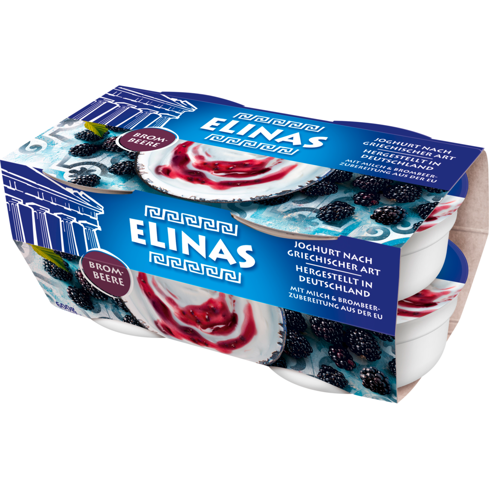 Elinas Griechische Art Joghurt Brombeer 9,4% 4x150g
