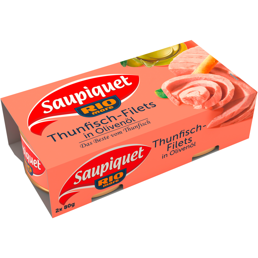 MSC Saupiquet Thunfisch Filet in Olivenöl 2x80g