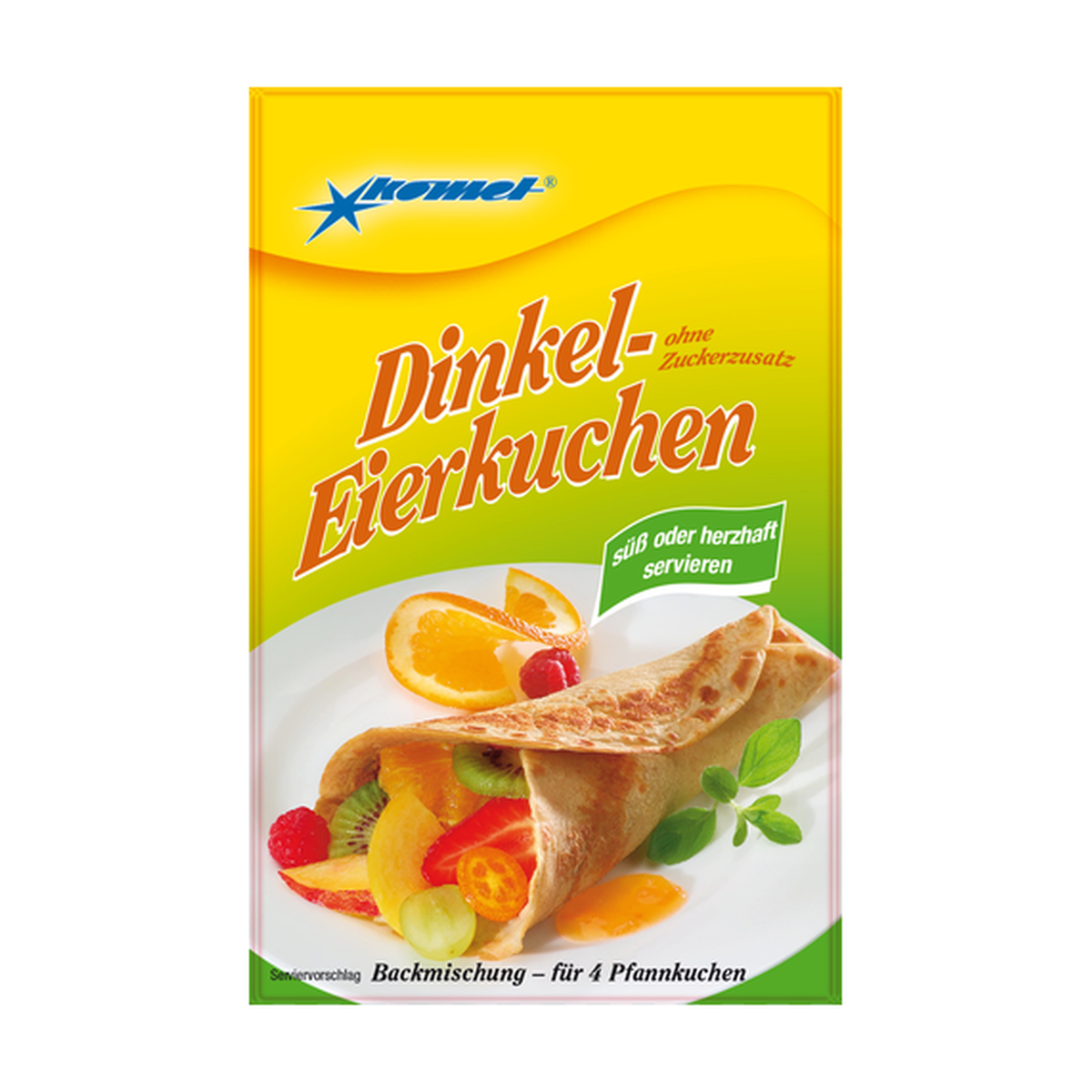Komet Dinkel-Eierkuchen Backmischung 110g