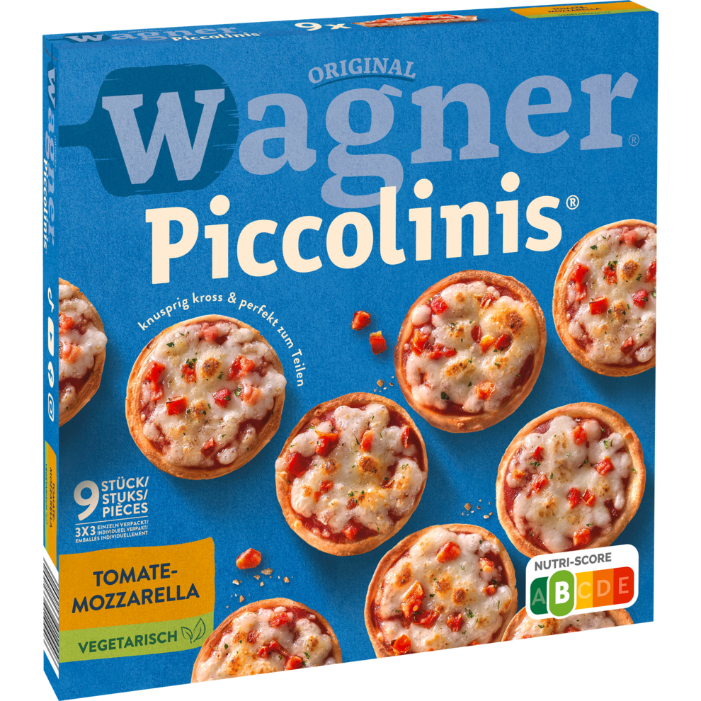 Wagner Piccolinis Tomate Mozzarela 9x30g