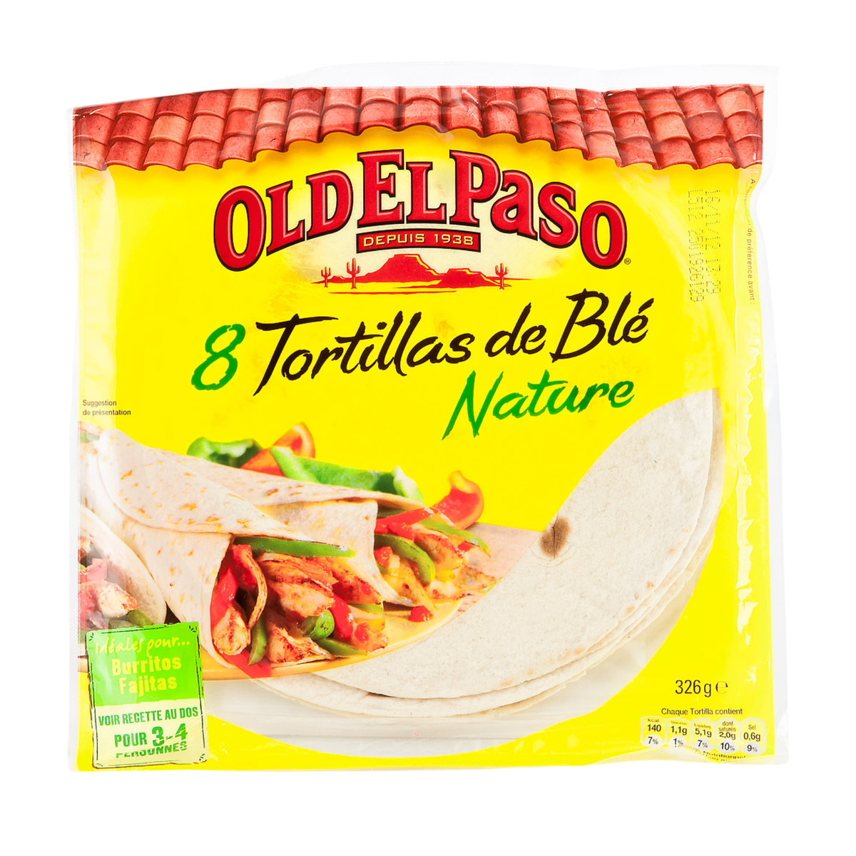 Old el Paso Flour Tortillas 326g