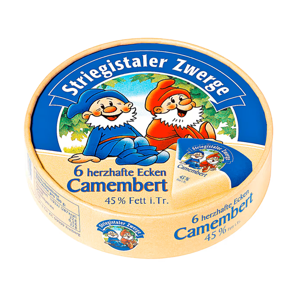 Striegistaler Zwerge Camembert 45% Vollfettstufe 250g
