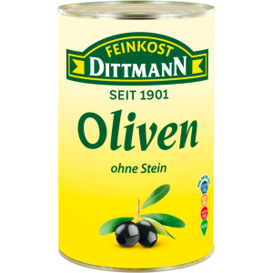 Feinkost Dittmann оливки чёрный без косточки 4kg