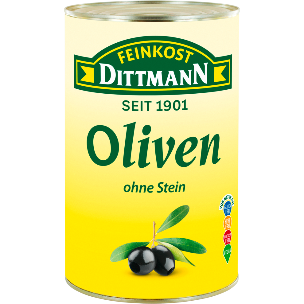 Feinkost Dittmann оливки чёрный без косточки 4kg