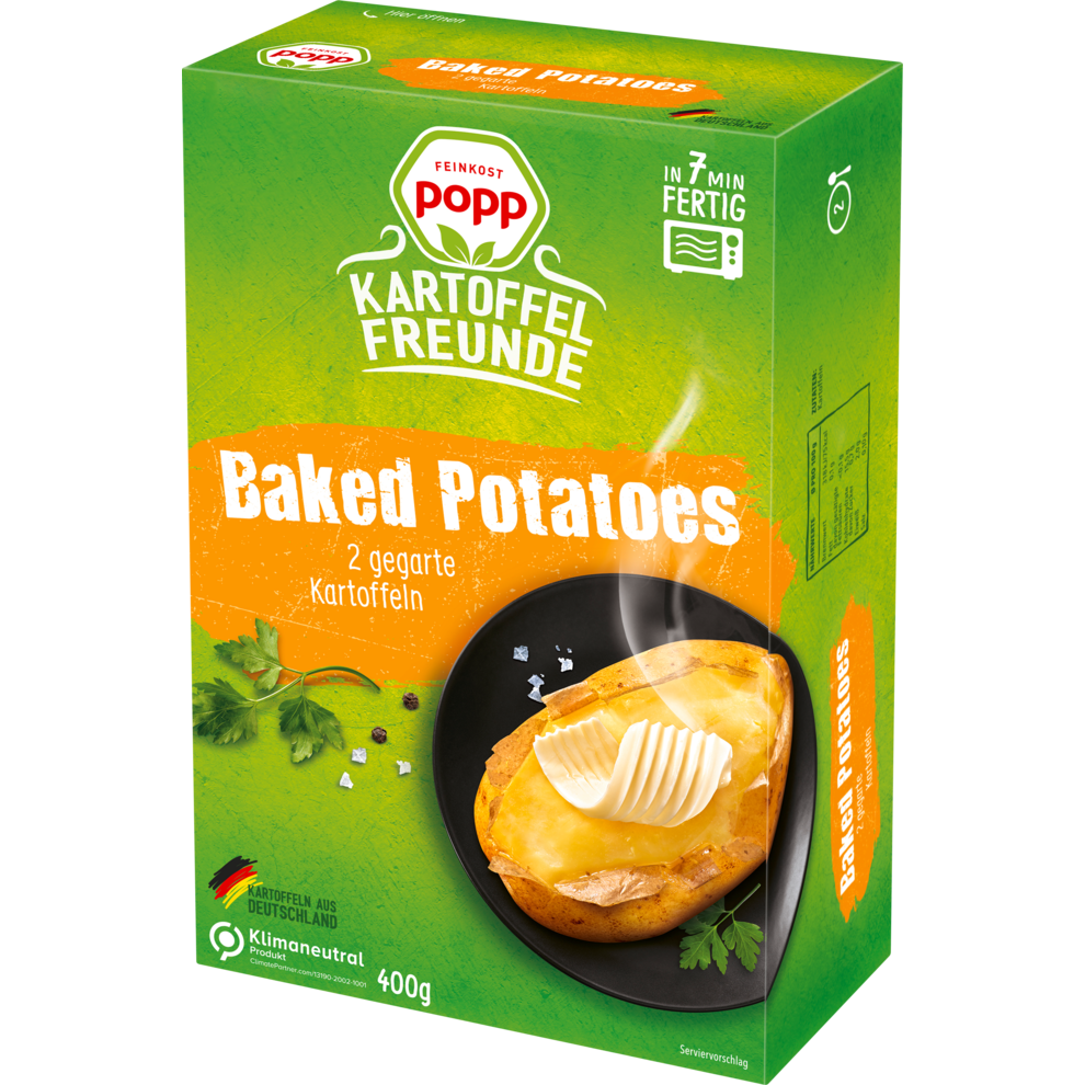 Popp Baked Potatoes 400g
