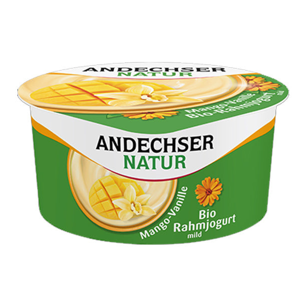 Bio Andechser Natur Rahmjoghurt Mango-Vanille 10%150g