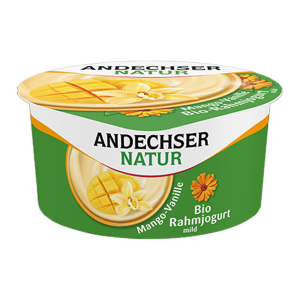 Bio Andechser Natur Rahmjoghurt Mango-Vanille 10%150g