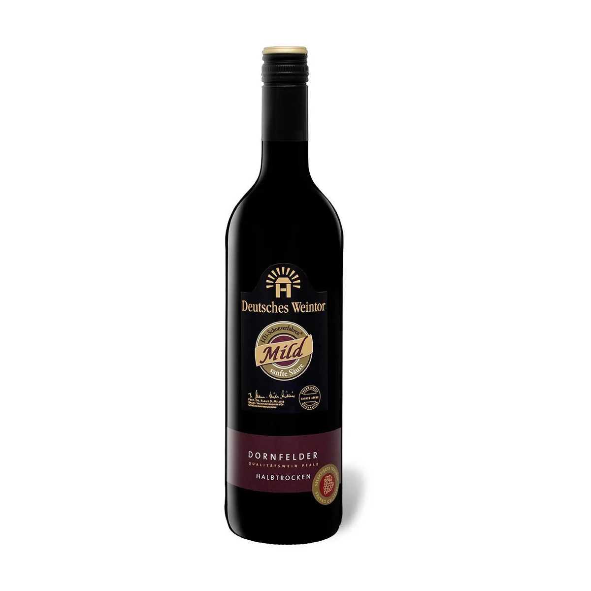 Deutsches Weintor Pfalz Dornfelder QbA mild 0,75l