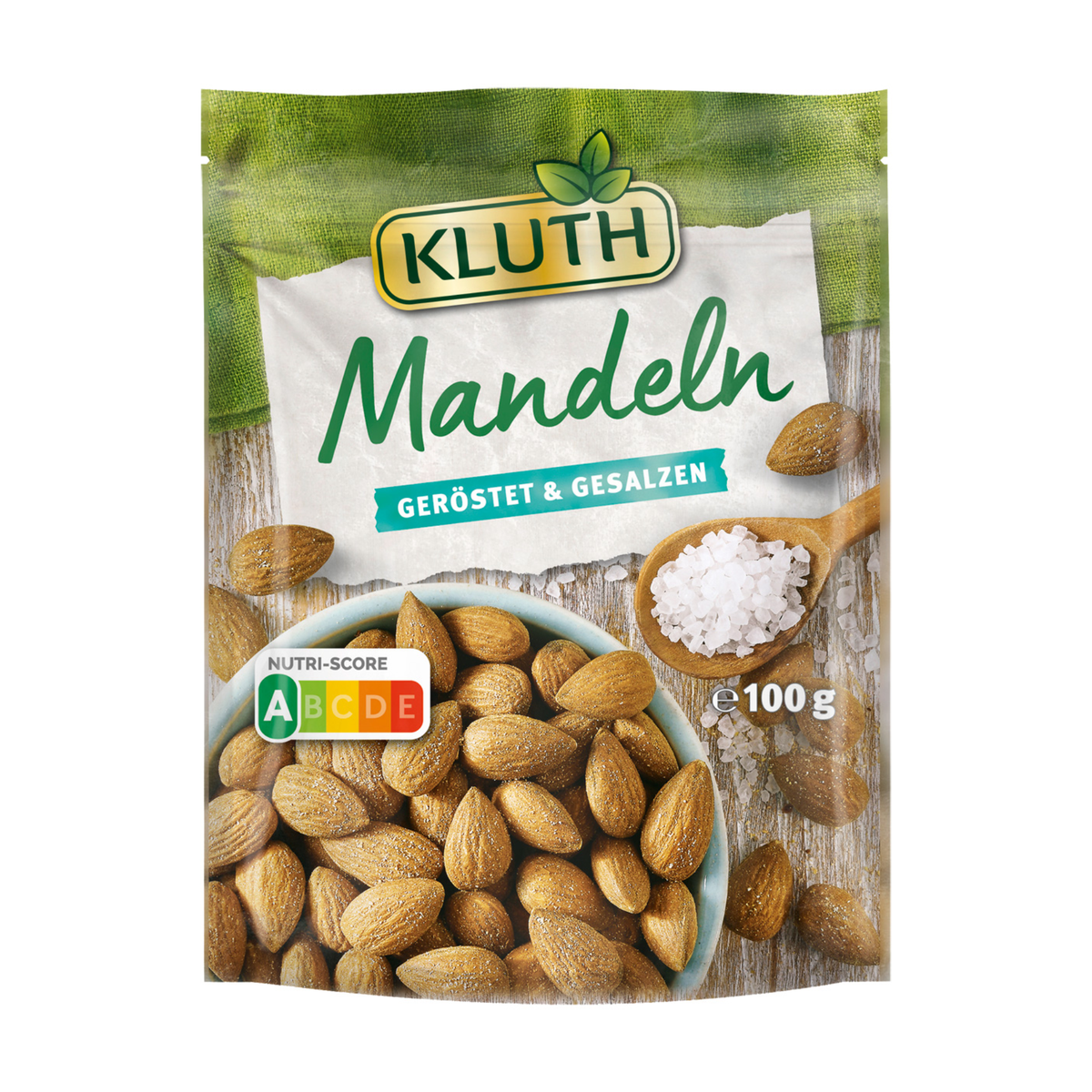 Kluth Миндаль обжаренный, солёный 100g