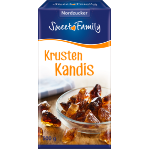 Sweet Family Nordzucker Krustenkandis braun 500g